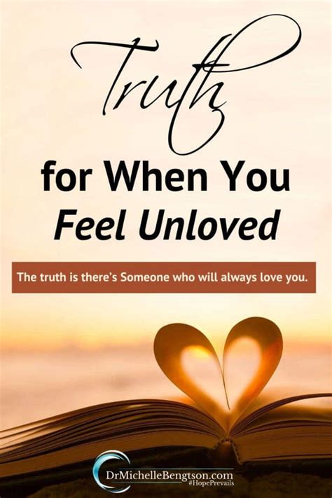 Ask Dr B Truth For When You Feel Unloved Dr Michelle Bengtson