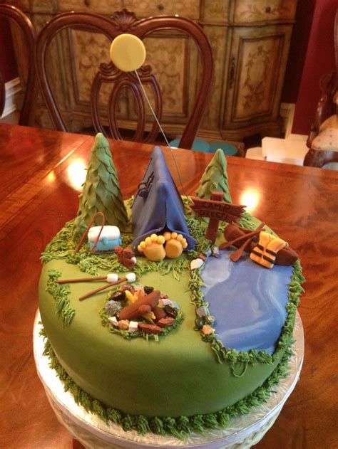 Summer Camping Activities Camping Cakes Themed Cakes Camping