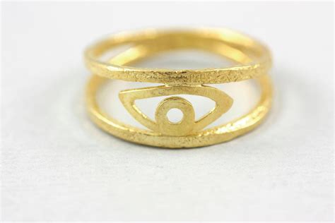 Evil Eye Ring Eye Ring Gold Eye Ring Gold Evil Eye Ring