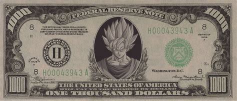 1000 Dollars Ultra Dragon Ball Wiki Fandom Powered By Wikia