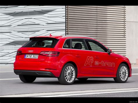 2015 Audi A3 Sportback E Tron Plug In Hybrid Misano Red Rear
