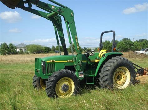 John Deere 5510 4x4 Tractor With Loader And Shredder 2coolfishing