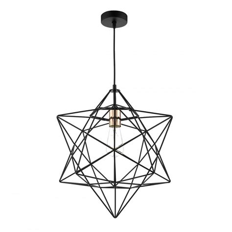 Star ceiling systems designed and fabricated by impact lighting inc. Matte Black Copper Star Ceiling Pendant - Lighting and ...