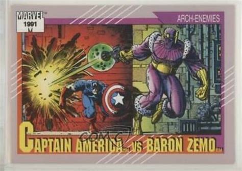 Mavin 1991 Captain America Vs Baron Zemo 99