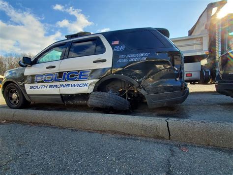 Video Distracted Driver Crashes Into South Brunswick Police Car South Brunswick Nj Patch