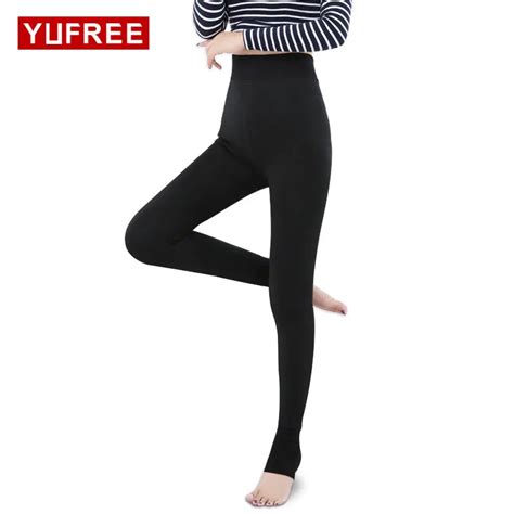 Yufree 2017 Women Sexy Pantyhose Solid Color High Waist Elasticity Tights Female Fashion Slim