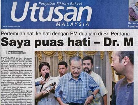 Aimi Naqiuddin Utusan Terus Unggul Sebagai Akhbar Nasional