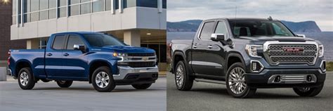 2019 Chevrolet Silverado Vs 2019 Gmc Sierra Whats The Difference