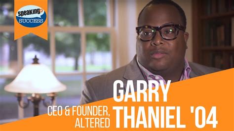 Bucknell University Speaking Of Success With Garry Thaniel Youtube