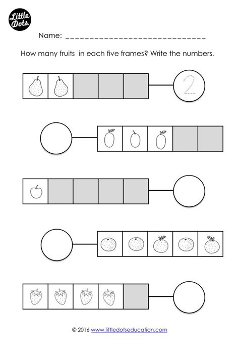 1 To 1 Correspondence Worksheets