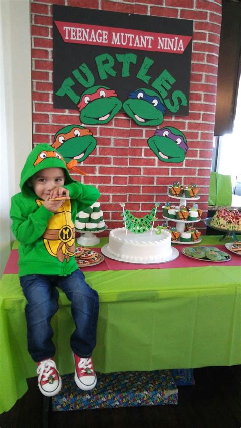 Ninja Turtule Birthday Party Tmnt Birthday Party Ideas Ninja Turtles Birthday Party Tmnt Party