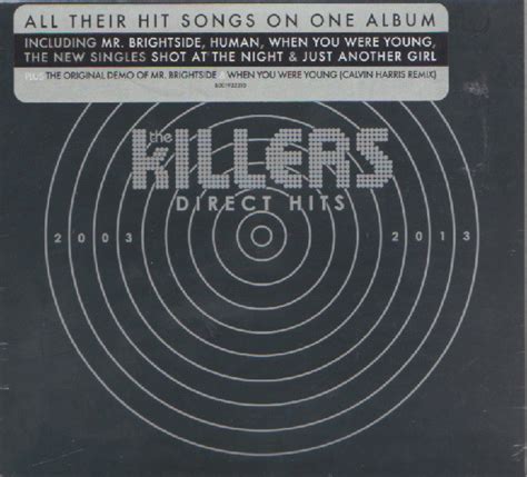 The Killers Direct Hits 2013 Digipak Cd Discogs