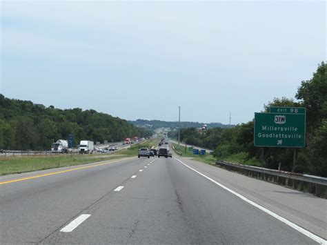 Tennessee Interstate 65 Southbound Cross Country Roads