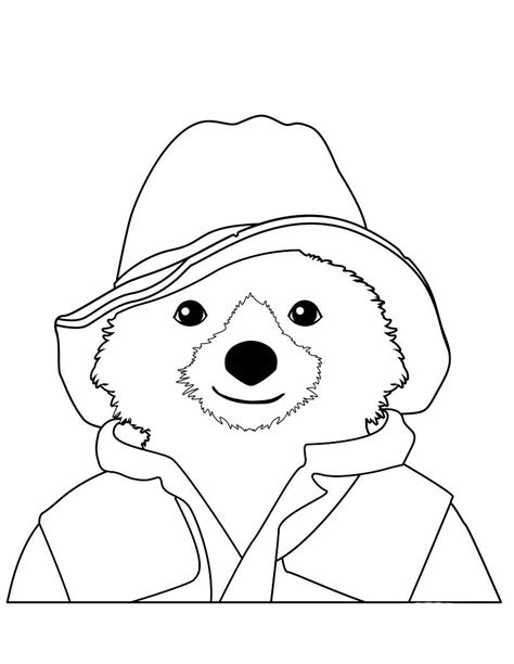 Desenho De Urso Paddington Para Colorir Tudodesenhos