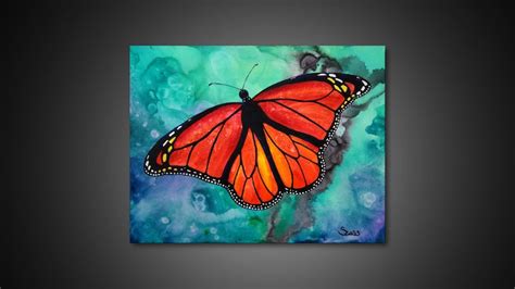 Butterfly Wall Art Abstract Canvas Art Butterfly Painting Etsy