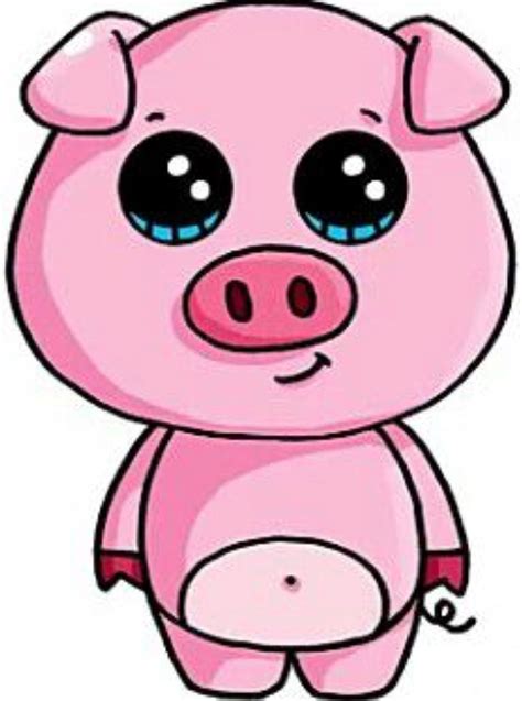 Pink Pig 365 Kawaii Kawaii Pig Kawaii Cute Kawaii Girl Drawings