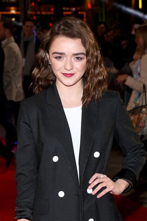 Maisie Williams At The Revenant Premiere In London 01142016 Hawtcelebs