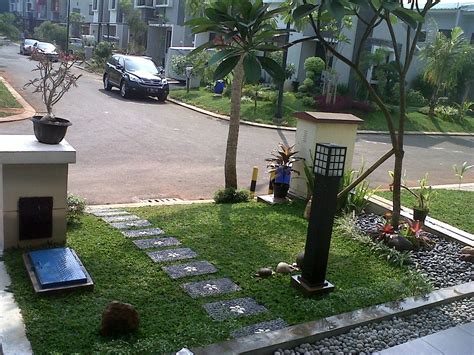 Tips membuat taman kecil/ mini depan rumah Trik Menata Taman Depan Rumah Minimalis Lahan Sempit ...