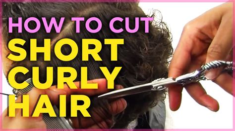How To Cut Short Naturally Curly Hair Tutorial Youtube