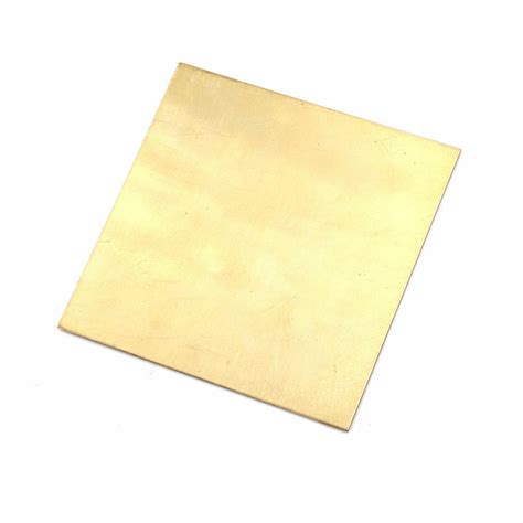 1pc Brass Metal Thin Sheet Foil Plate Shim Thick 05mm08mm1mm2mm