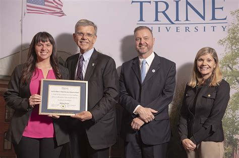 Trine Honors Faculty With Annual Awards