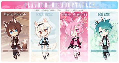 Closed Flavourful Adopts By Sealkittyy On Deviantart