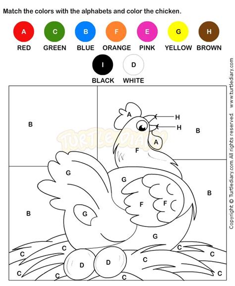 Color by Letter Worksheet 9  k Worksheets  kids Worksheets  Kindergarten coloring pages, Free