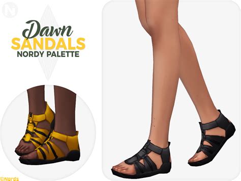 Dawn Rugged Sandals A Sims 4 Cc Shoes