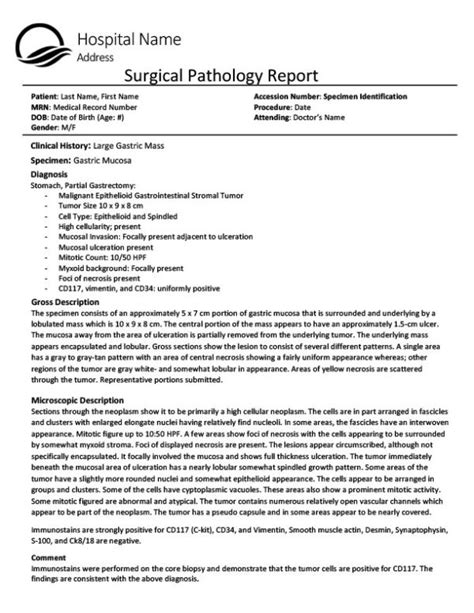 Gist Pathology Report The Key To Understanding Your Gist The Life