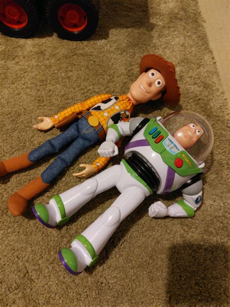 Disney Pixar Toy Story Interactive Woody And Buzz Lightyear In