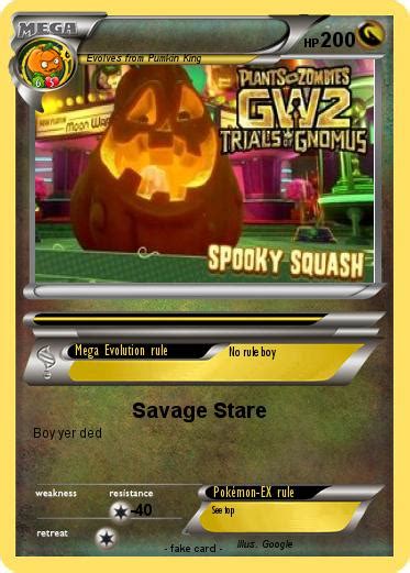 Pokémon 1 123547 123547 Savage Stare My Pokemon Card