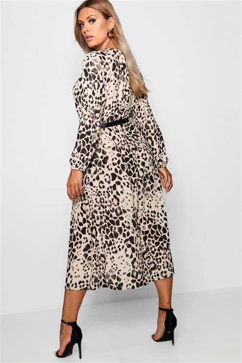 Plus Leopard Midi Dress Dresses Plus Size Shirt Dress Midi Dress