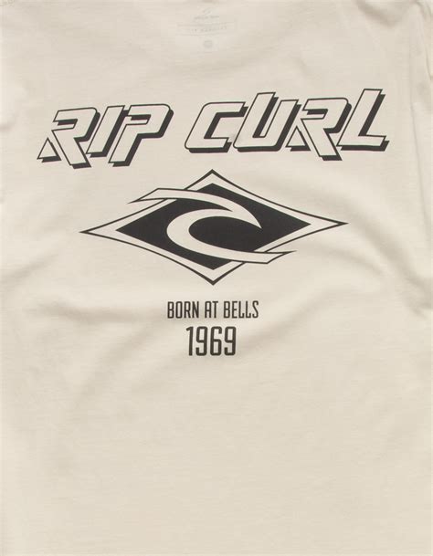 Rip Curl Fade Out Icon Mens Tee Off White Tillys