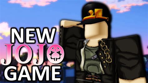 Playing A New Jojos Bizarre Adventure Game On Roblox Youtube