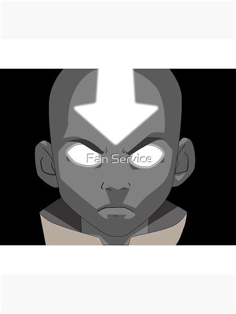 Aang Avatar State Black And White Poster For Sale By Bigby Wolf