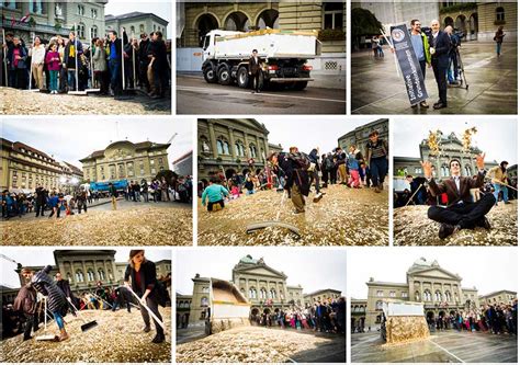 Bei der weltweit ersten volksabstimmung zu. grundeinkommen.bilder - grundeinkommen