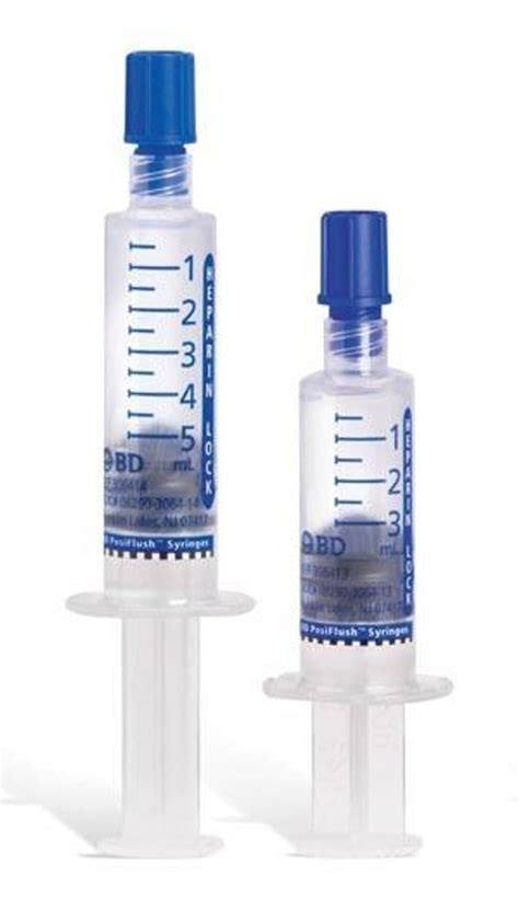 Bd 306414 Posiflush Heparin Lock Flush Syringes