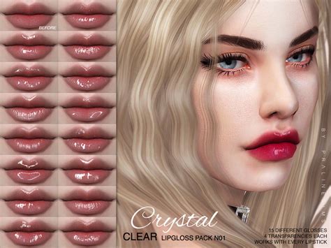 Pralinesims Crystal Clear Lipgloss Pack N01