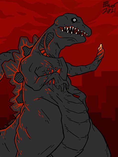 Shin Godzilla By Ethossketches On Newgrounds