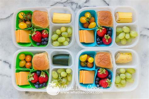 Cheese Fruit And Bread Lunch Box — What Lisa Cooks