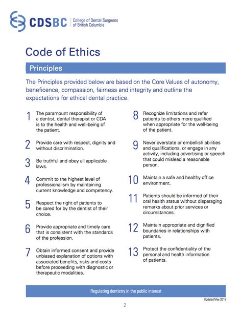 Free Code Of Ethics Template