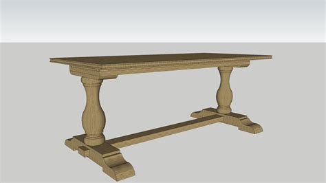 Classic Table 3d Warehouse