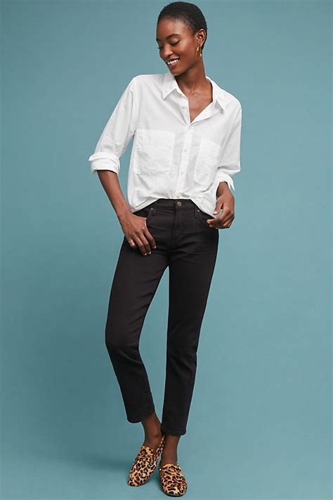 Slide View 1 Citizens Of Humanity Elsa Mid Rise Slim Cropped Jeans