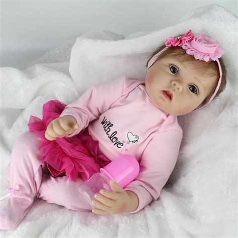 Reborn Dolls Babies 55cm Children Toys Silicone Dolls Reborn Baby First
