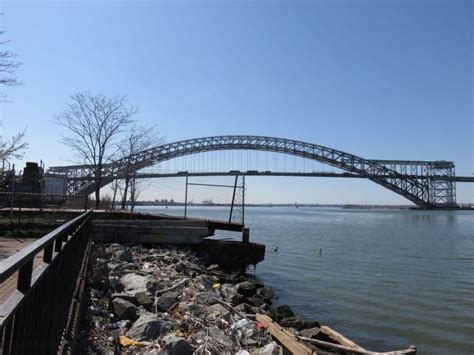 The Bayonne Bridge Looking West From Staten Island Bayonne Bridge