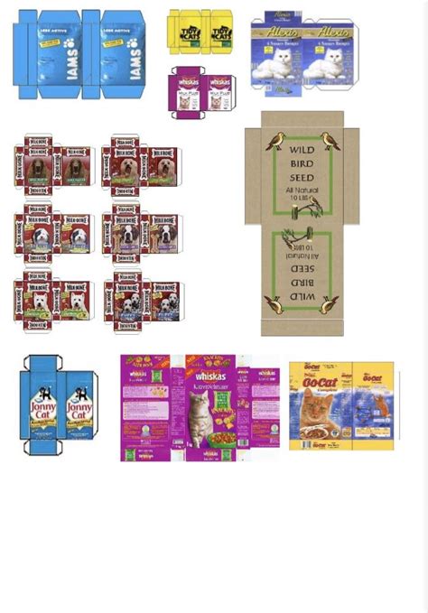 500 Free Modern Brand Miniature Groceries Printables Migues