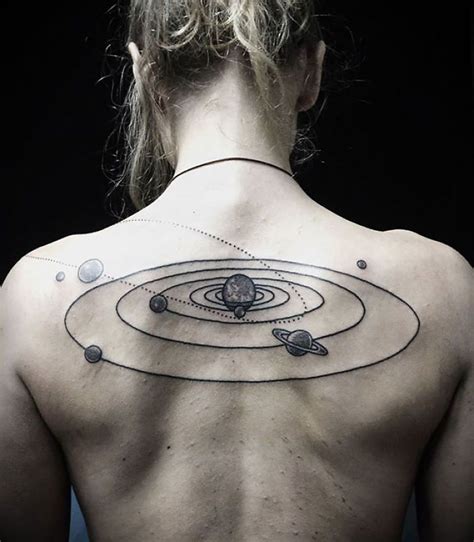 58 Cosmic Tattoo Ideas For Astronomy Lovers Solar System Tattoo