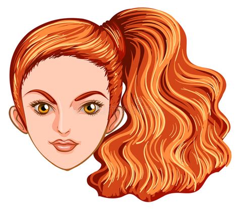 Hair Woman Cartoon Stock Illustration Illustration Of Adult 13851965