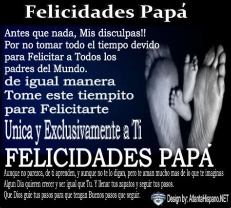 El día del padre es una fecha especial donde muchas personas festejan este día con mucho amor. Bonitas Frases en imágenes para el Día del Padre en ...