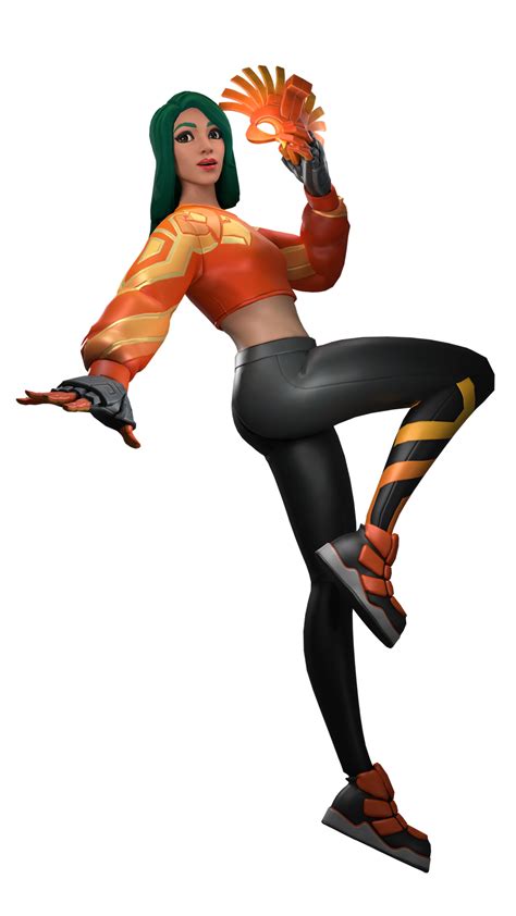 Surf witch outfit is a reskin of the haze skin, but in summer style. Fortnite Sunbird Render by WastingNight on DeviantArt